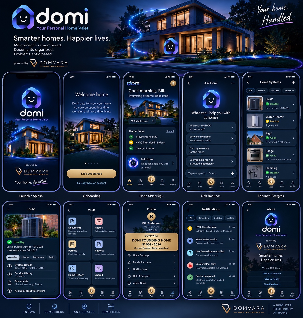 Domi mobile experience
